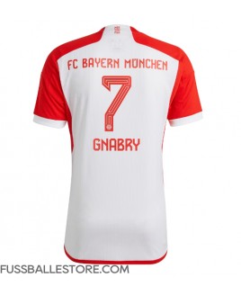 Günstige Bayern Munich Serge Gnabry #7 Heimtrikot 2023-24 Kurzarm